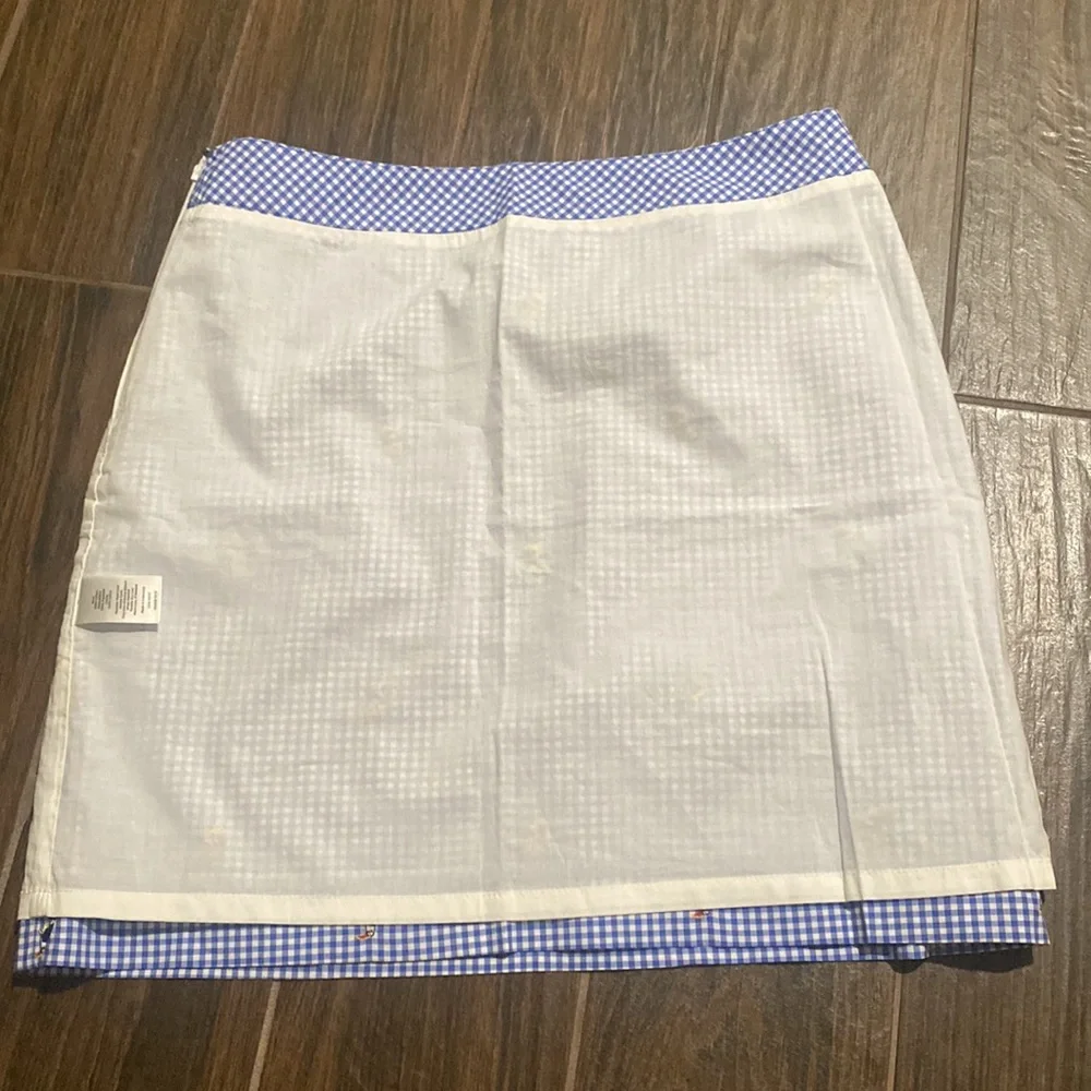 COPY - Talbots parrot print skirt